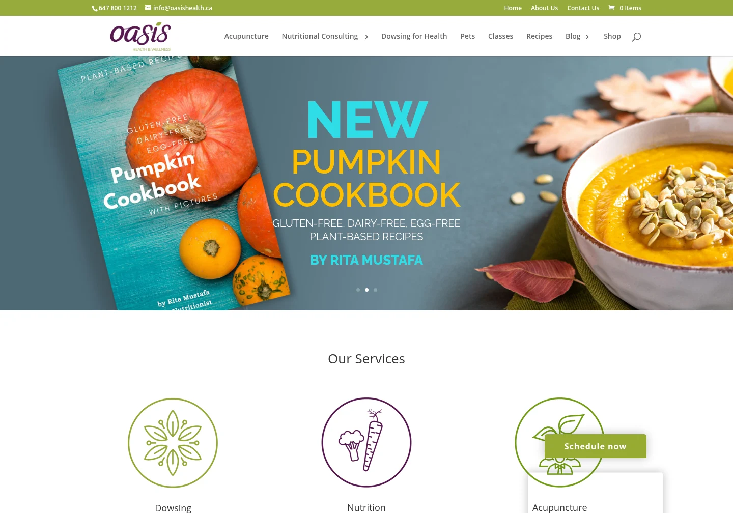 Oasis Health migration preview built with OffPress